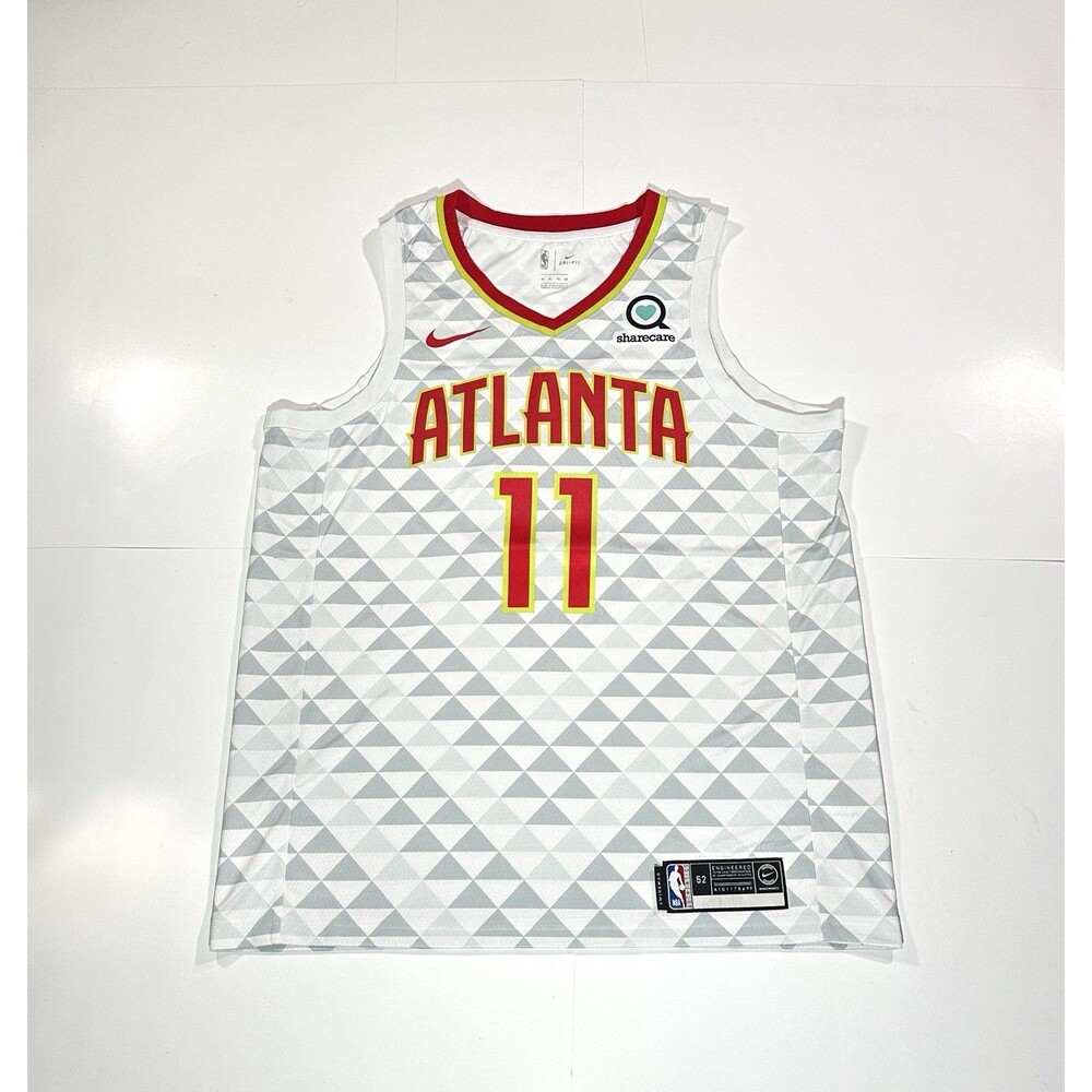 Trae Young Nike Atlanta Hawks White Swingman Jersey Men’s XL 52 NBA Basketball